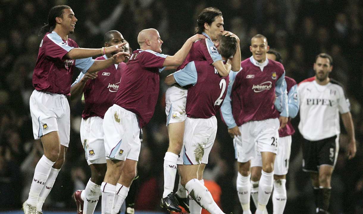 Yossi Benayoun celebrates his goal against Fulham