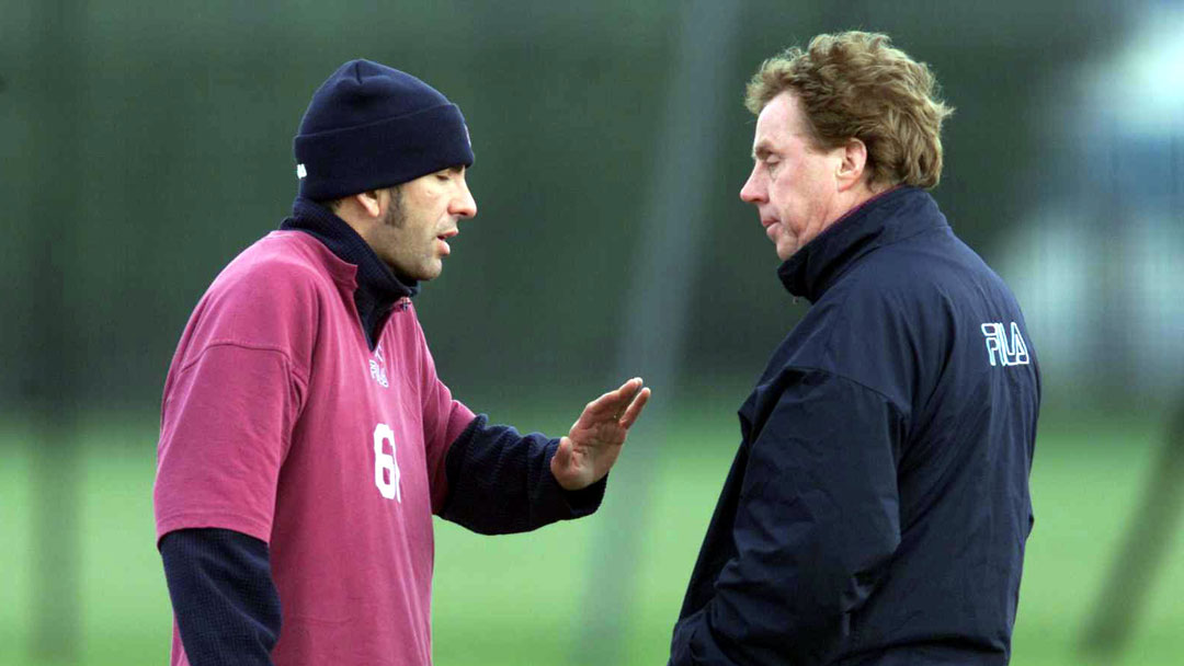 Paolo Di Canio talks to Harry Redknapp