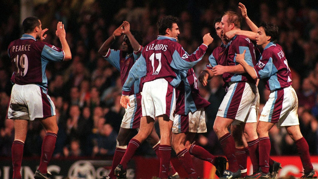 John Hartson celebrates scoring against Barnsley