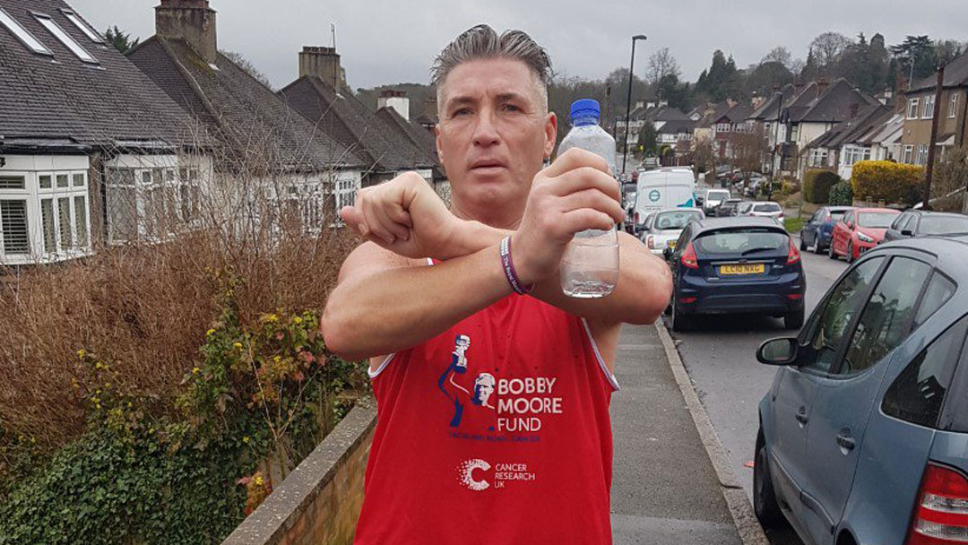 James Cullen is raising valuable money for the Bobby Moore Fund