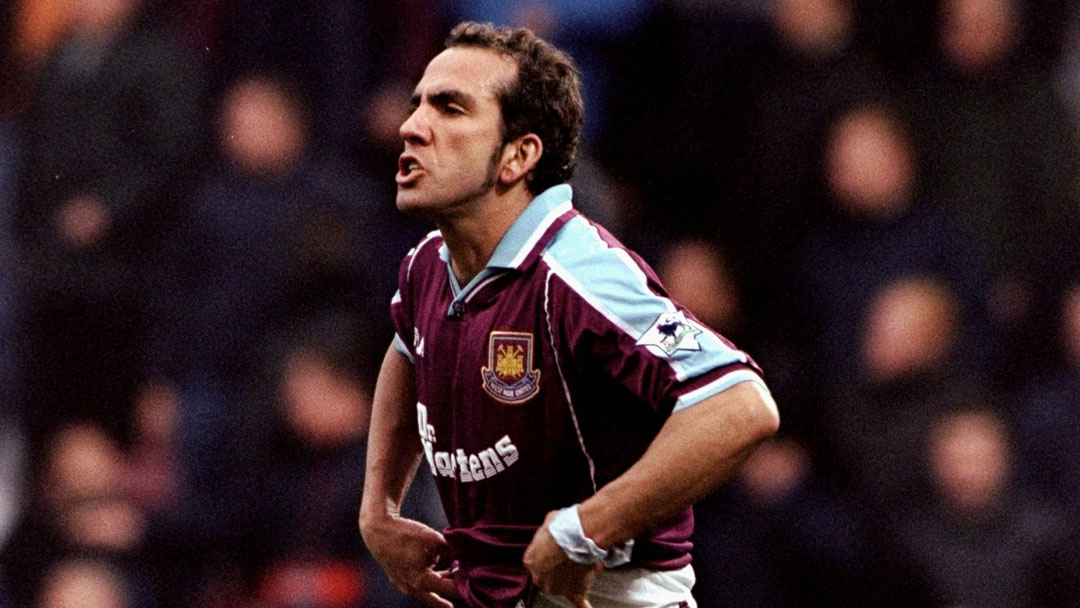 Paolo Di Canio in action against Bradford City in February 2000