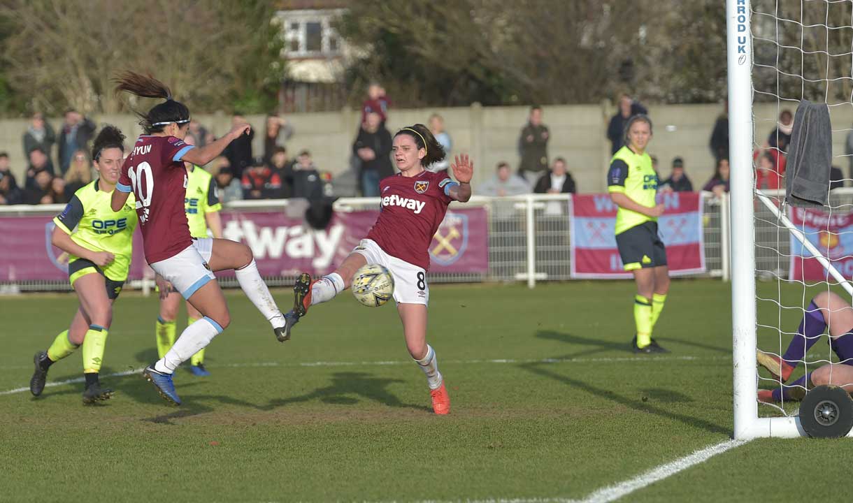 Leanne Kiernan scores against Huddersfield