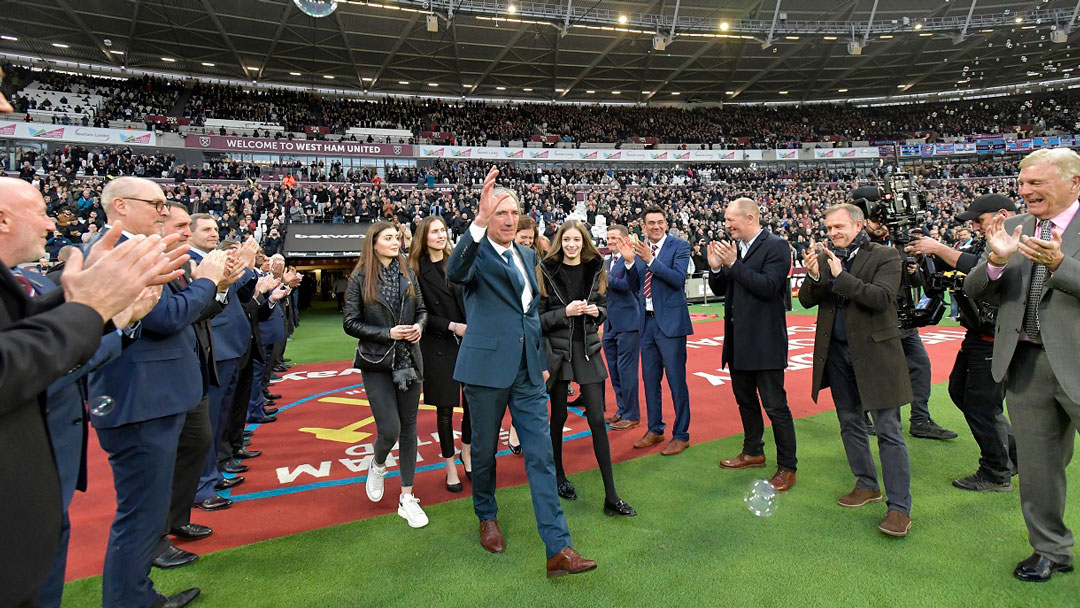 West Ham legends applaud Billy Bonds