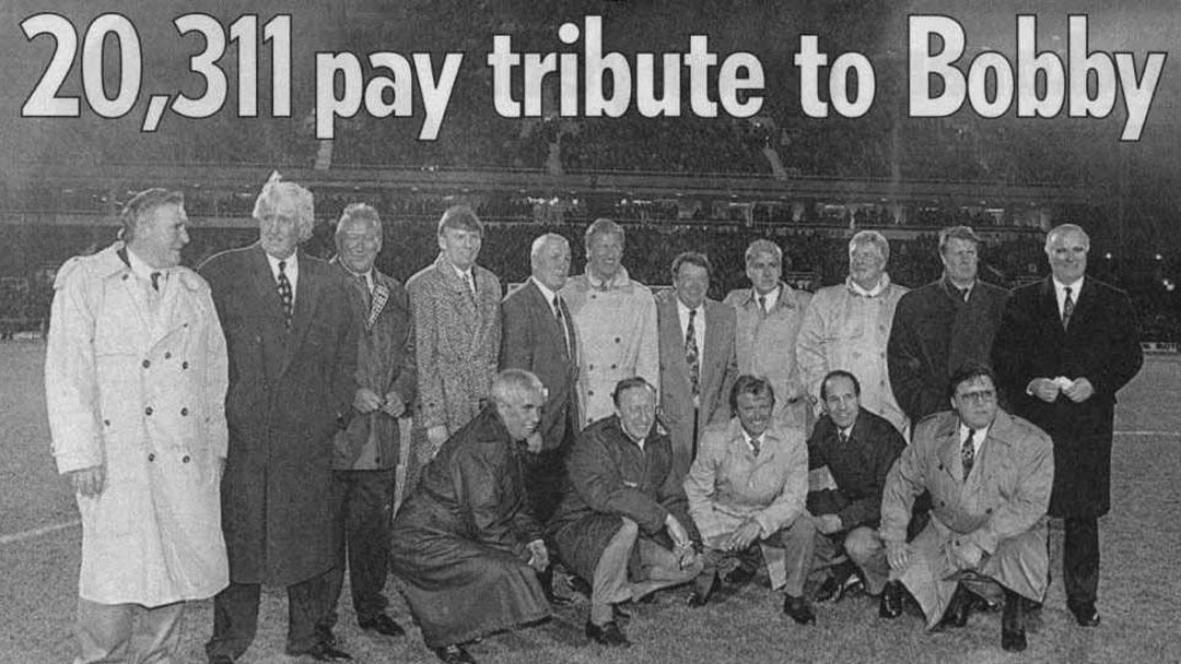 The Bobby Moore Memorial Match press cutting