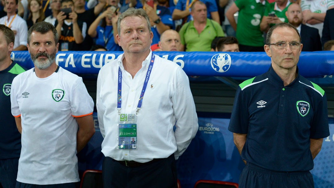 Steve Walford during his time on the Republic of Ireland coaching staff