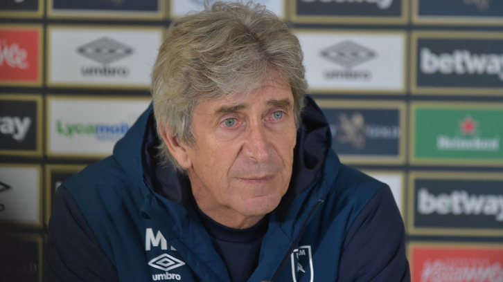 Manuel Pellegrini's pre-Everton press conference