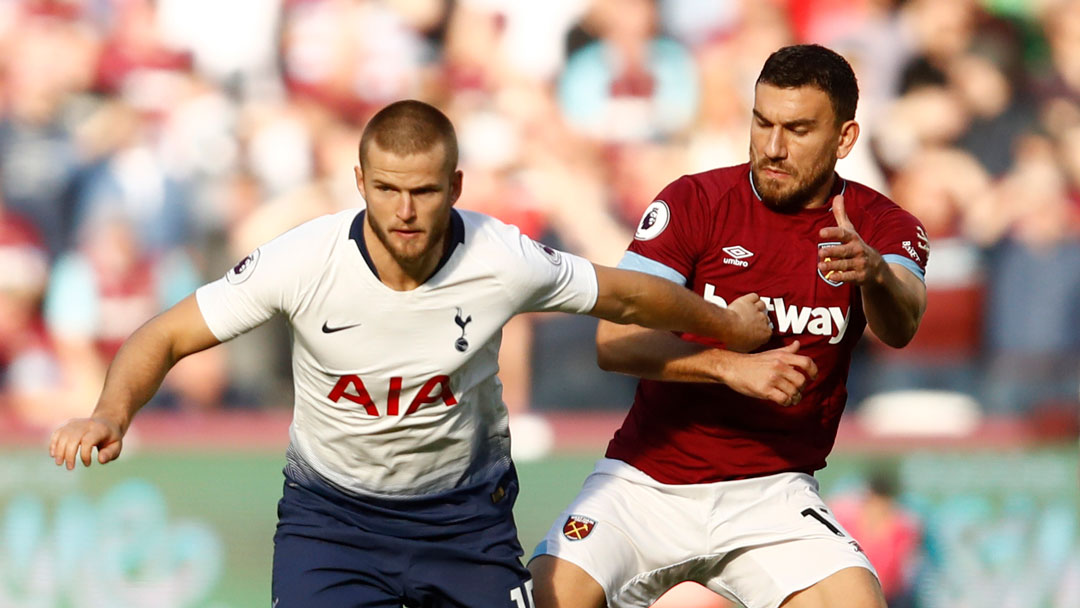 Robert Snodgrass in action against Tottenham Hotspur