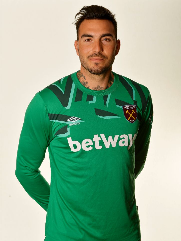 west ham away goalkeeper kit