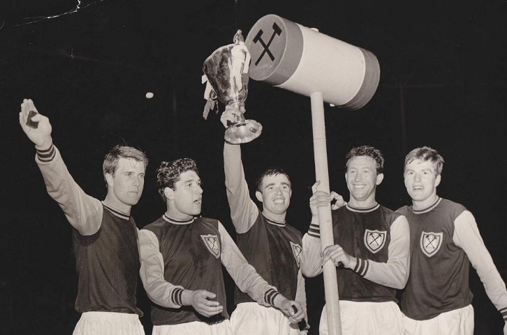 West Ham players celebrate