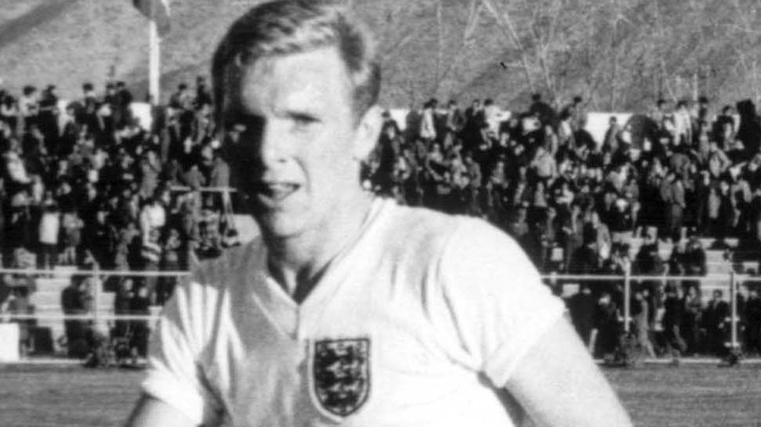 Bobby Moore in action at the 1962 FIFA World Cup finals in Chile