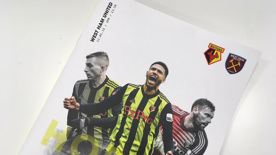 Watford Programme Cover