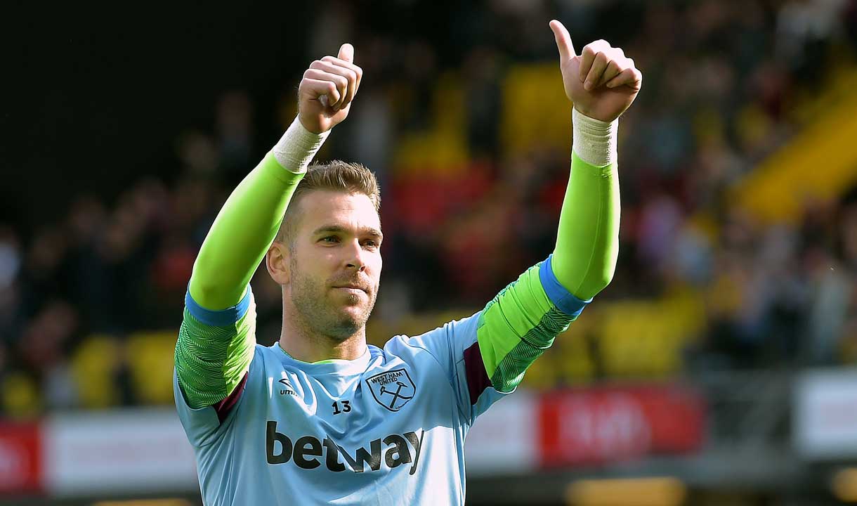 Adrian waves farewell to the Hammers fans