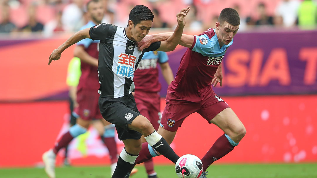 Declan Rice challenges Muto