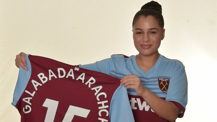 Jacynta Galabadaarachchi signs for West Ham United