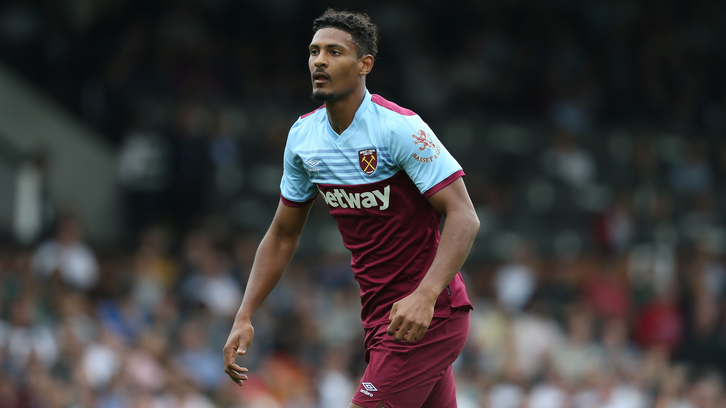 Sebastien Haller starts for West Ham United