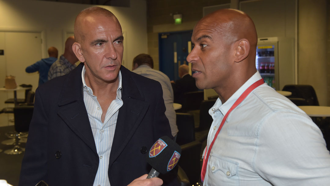 Paolo Di Canio and Trevor Sinclair