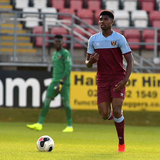 Ben Johnson in action against Fulham U23s