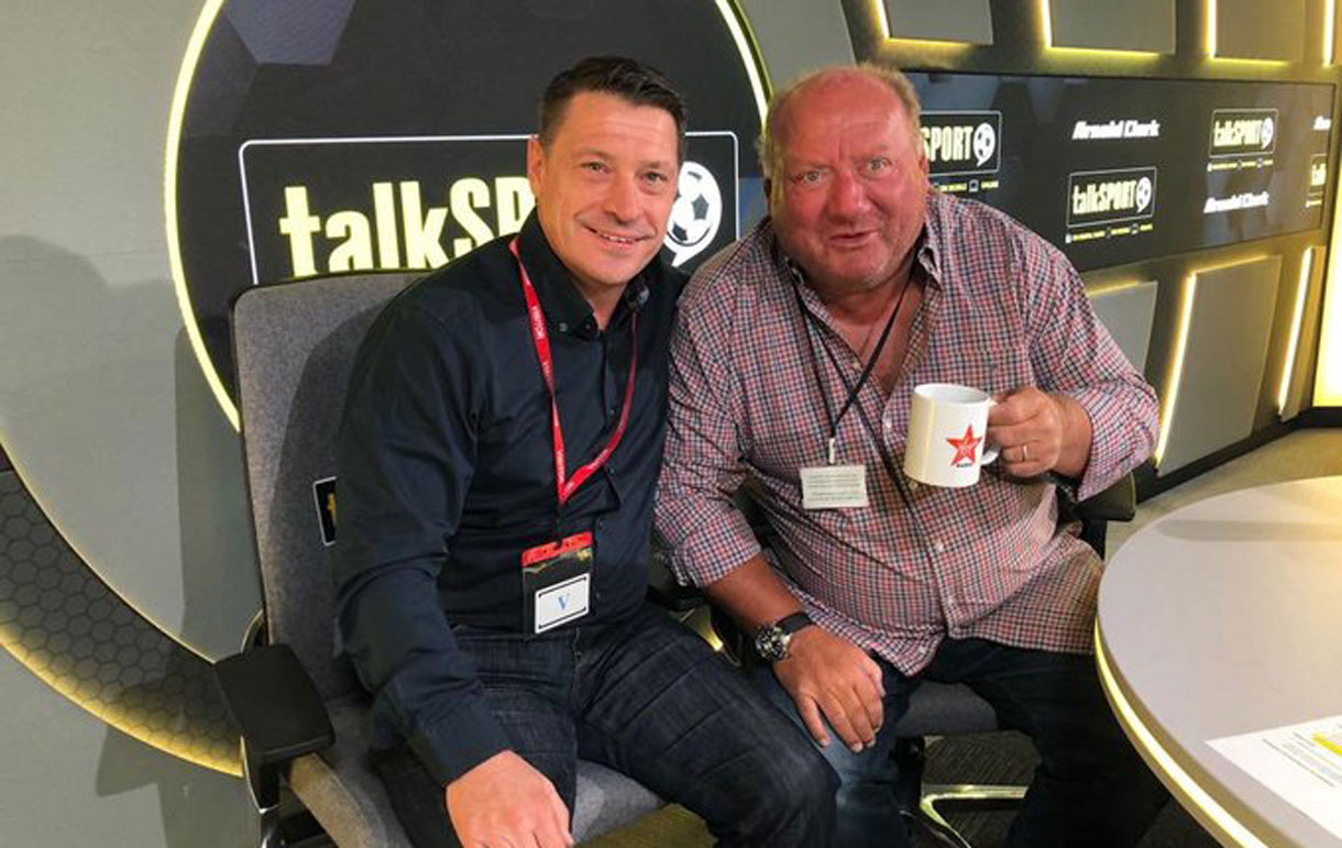 Tony Cottee and Alan Brazil
