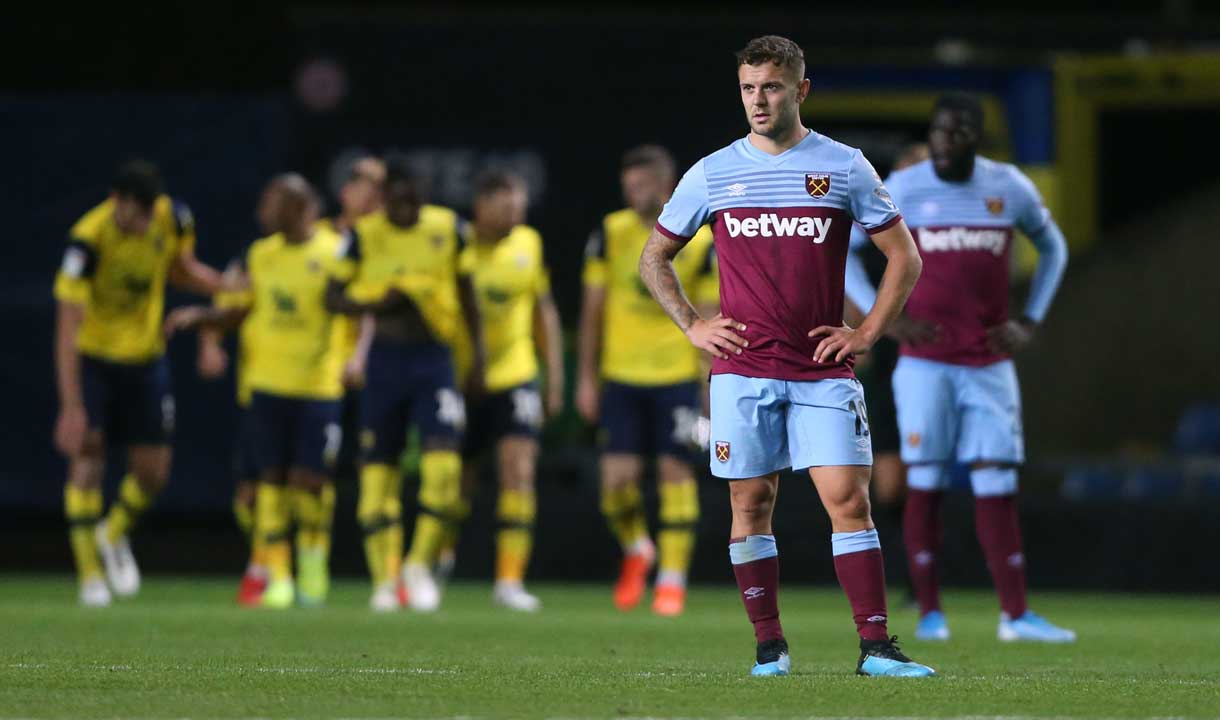 Hammers crash out of the Carabao Cup at Oxford