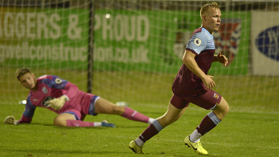 Anthony Scully scores against West Brom