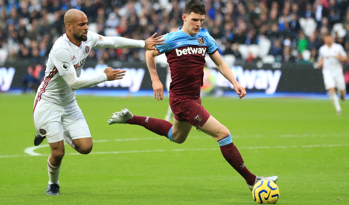 Declan Rice holds off David McGoldrick