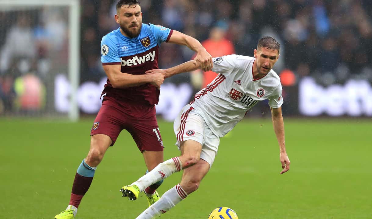 Robert Snodgrass in action against Sheffield United