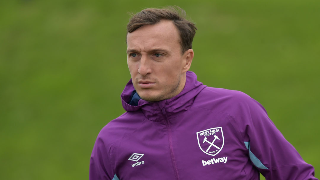 Mark Noble in training at Rush Green