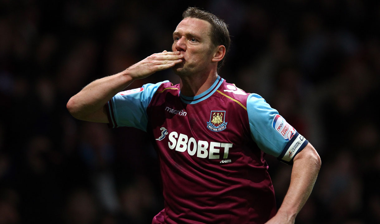 Kevin Nolan celebrates