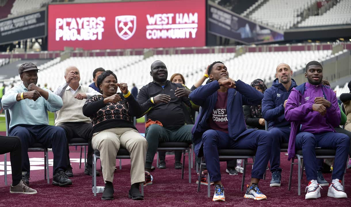 The Players' Project first anniversary event at London Stadium