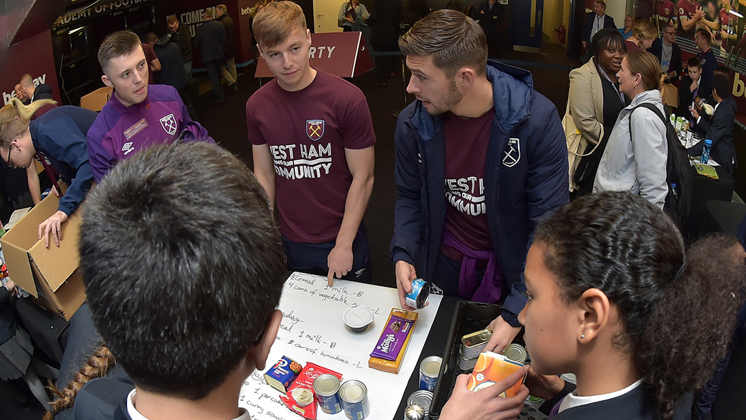 Dan Kemp and Aaron Cresswell with the Players' Project