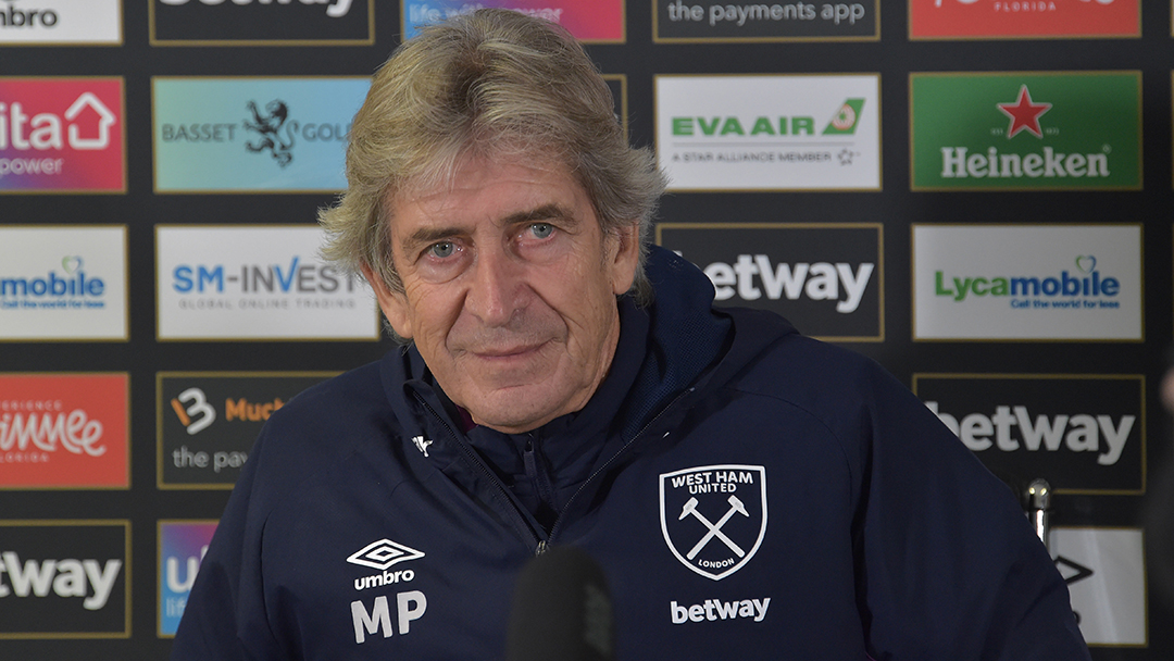 Manuel Pellegrini's pre-Chelsea press conference