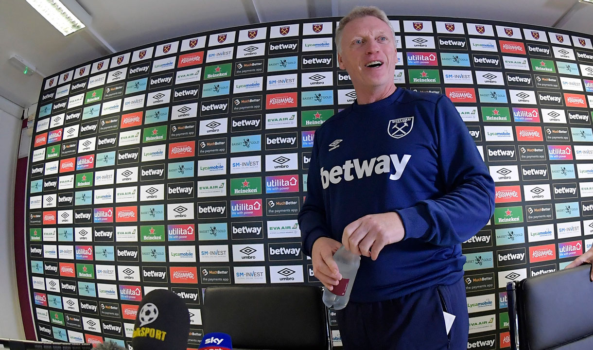 David Moyes' first day back at West Ham United