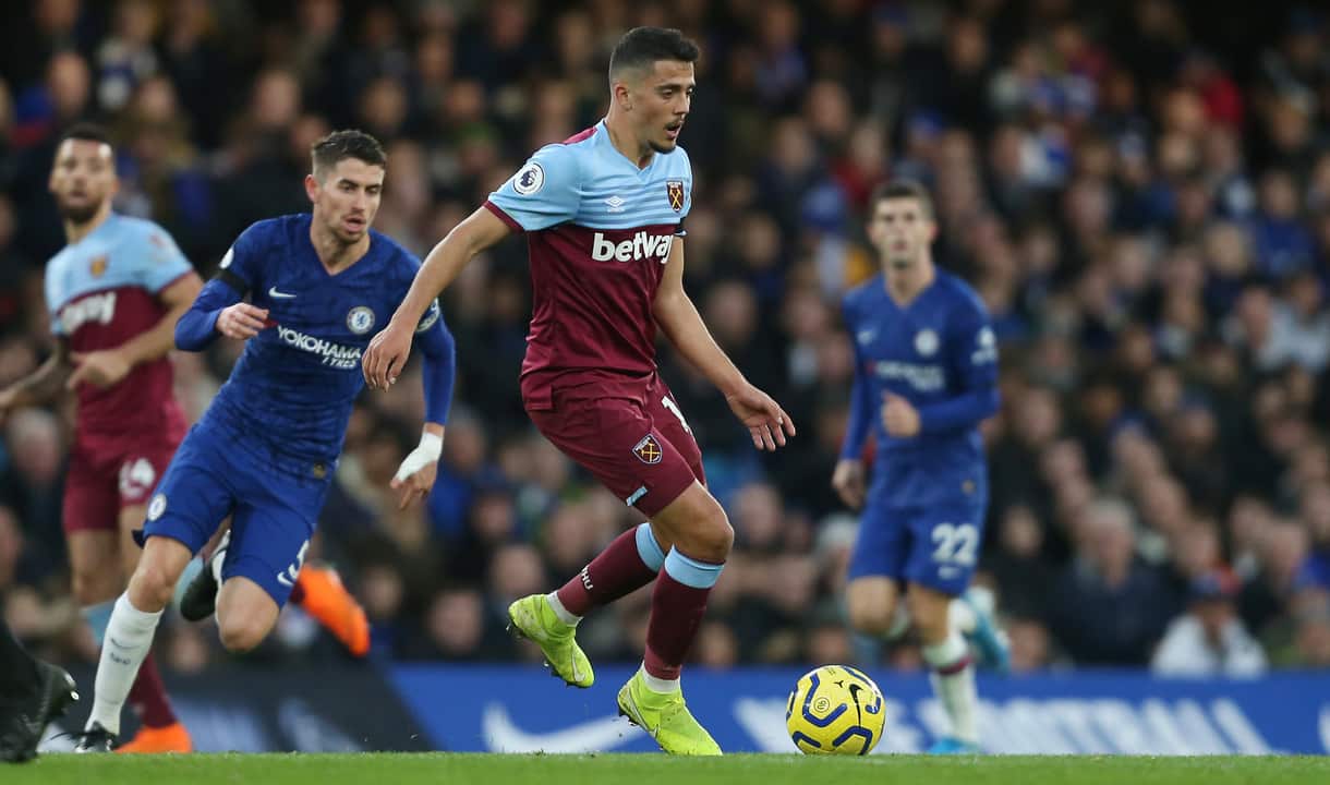 Pablo Fornals on the ball at Chelsea