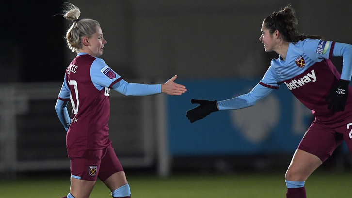 Julia Simic returns to action for West Ham United women