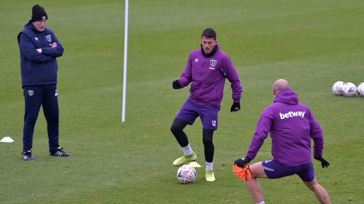 David Moyes takes West Ham United training