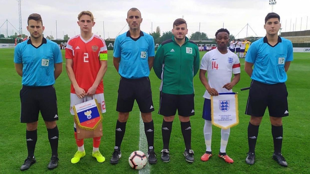 Amadou Diallo captains England U17s against Russia