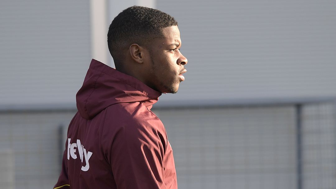 Xande Silva in West Ham United training