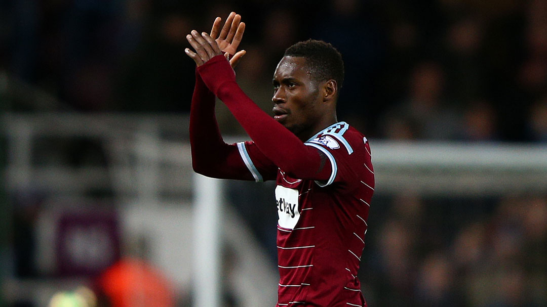 Diafra Sakho celebrates the win over Sunderland in March 2015