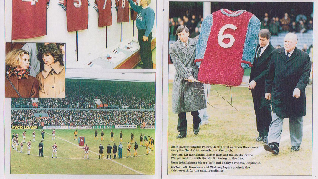 West Ham pay a winning tribute to Bobby Moore