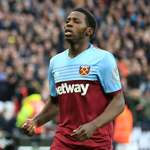 Jeremy Ngakia playing for West Ham United