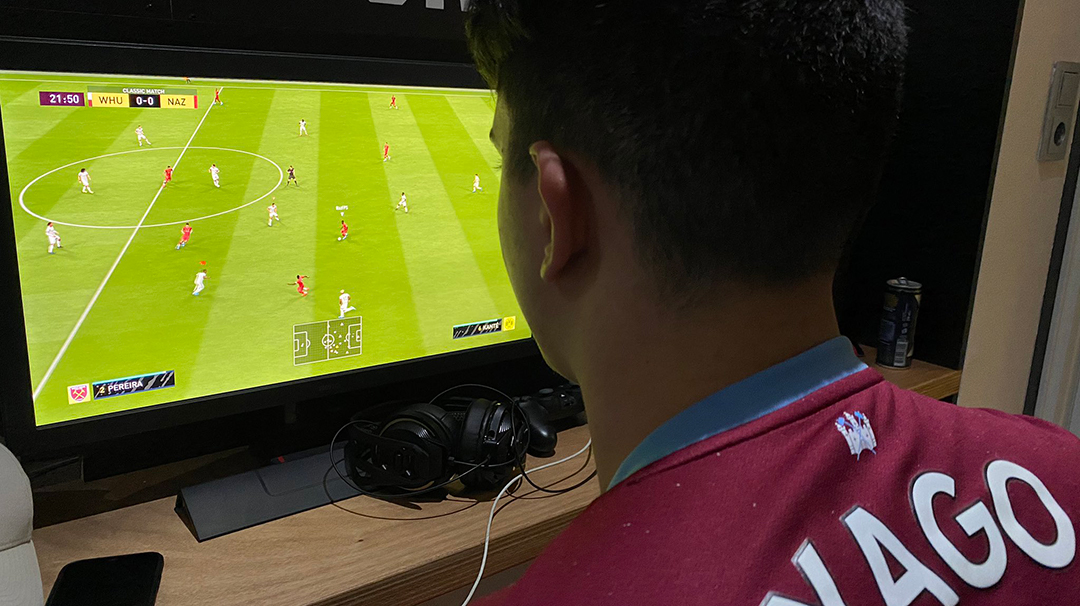 'Yago' Gabriel Fawaz in action for West Ham United