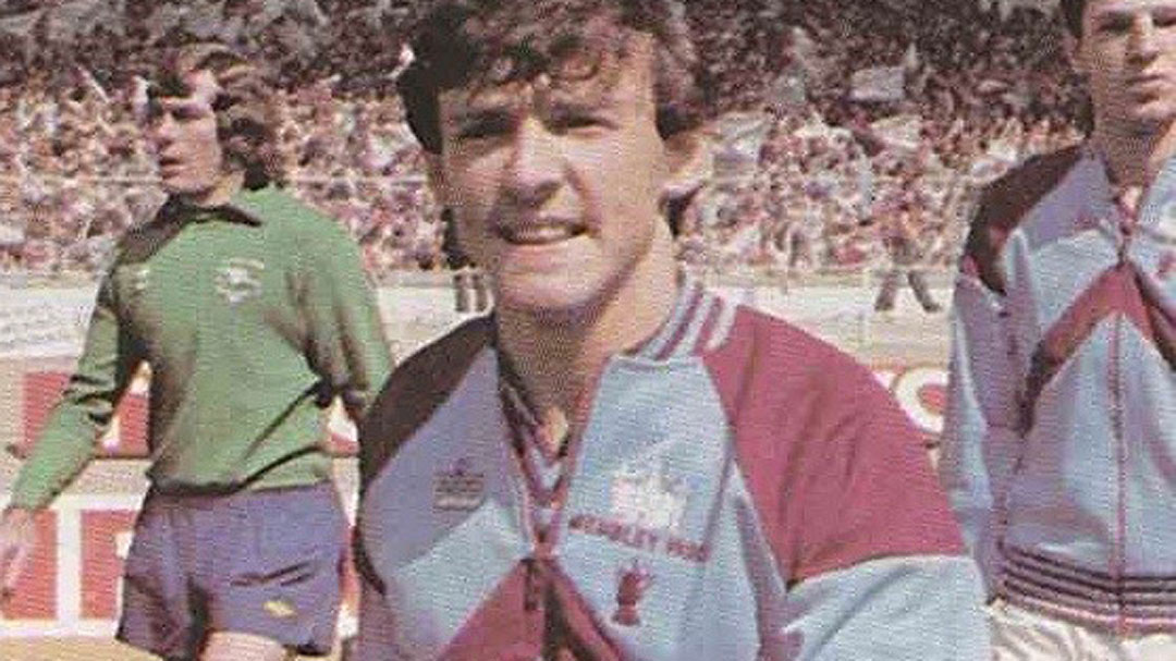 Paul Allen at Wembley in May 1980