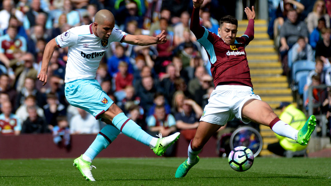 Feghouli and Ayew secure West Ham a final-day win at Burnley