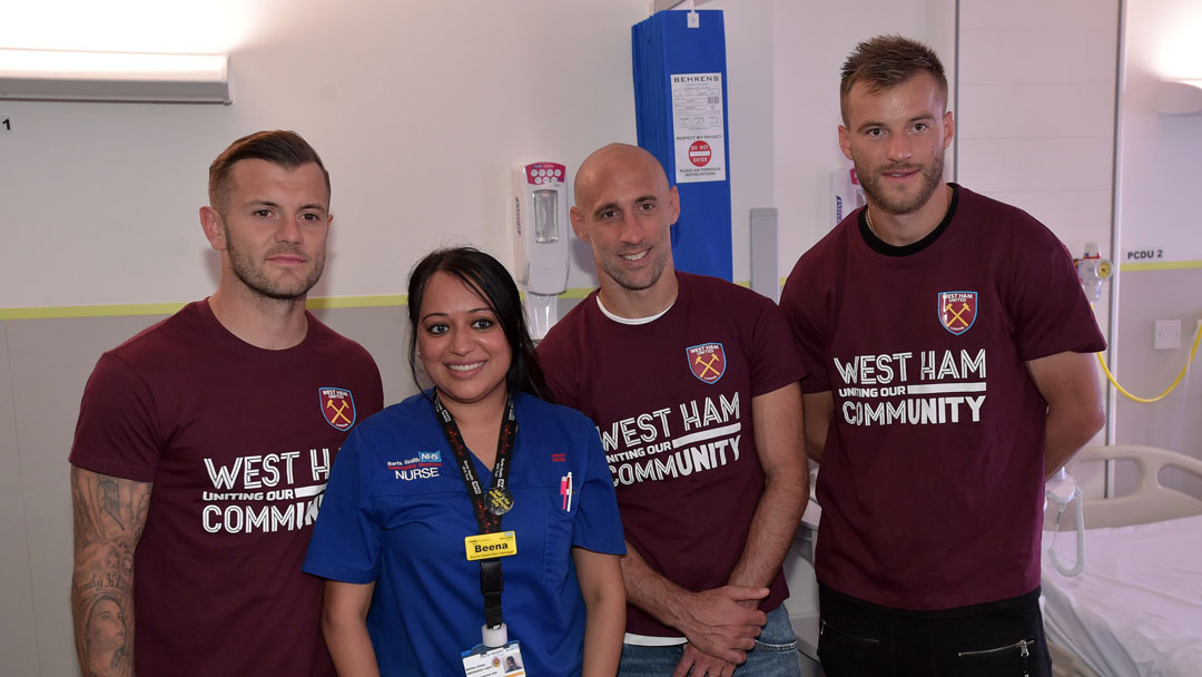 West Ham United make new pledge to support East London NHS trusts