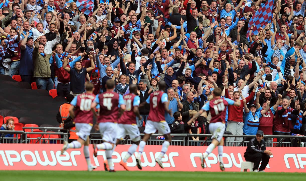 West Ham celebrate at Wembley