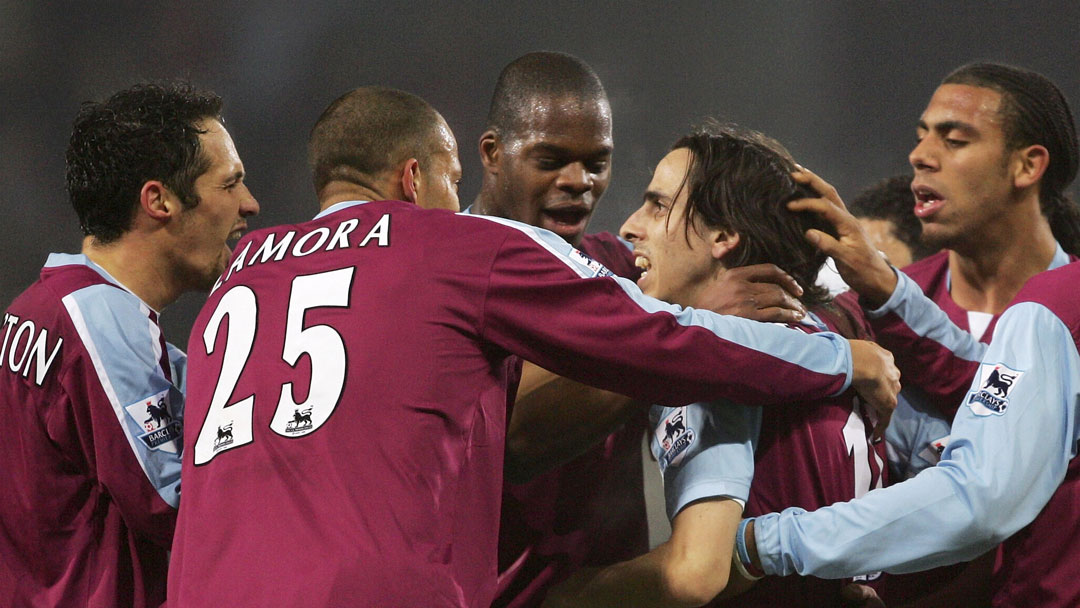 Yossi Benayoun celebrates scoring for West Ham