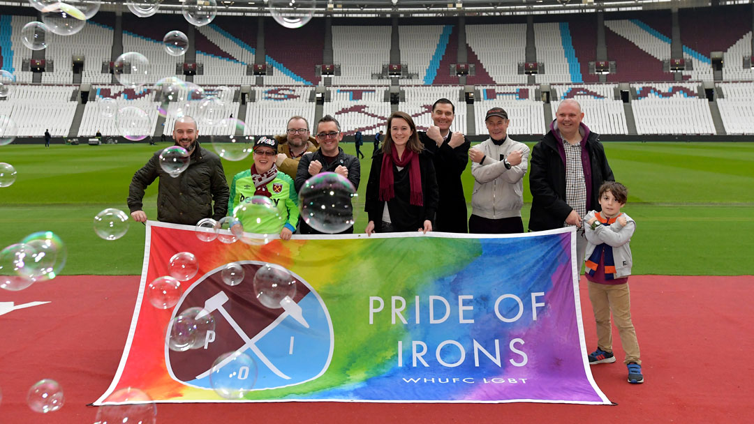 Pride of Irons celebrate London Pride