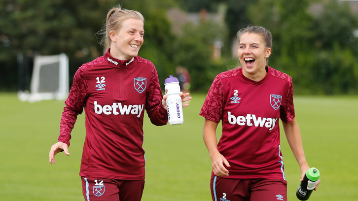 Kate Longhurst: Pre-season fitness, new signing initiations and being named Hammer of the Year