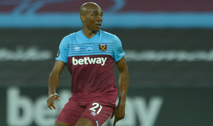 Angelo Ogbonna in action for West Ham against Chelsea