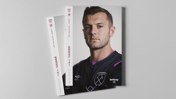 Get your FREE Official Programme for West Ham United v Burnley now!